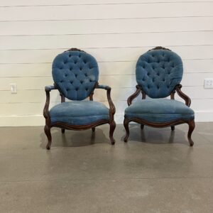 Blue Head table Chairs